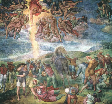 Diamond Painting Michelangelo's Last Paintings | The Best Artists met Ronde steentjes 100x100 - Beste Kwaliteit